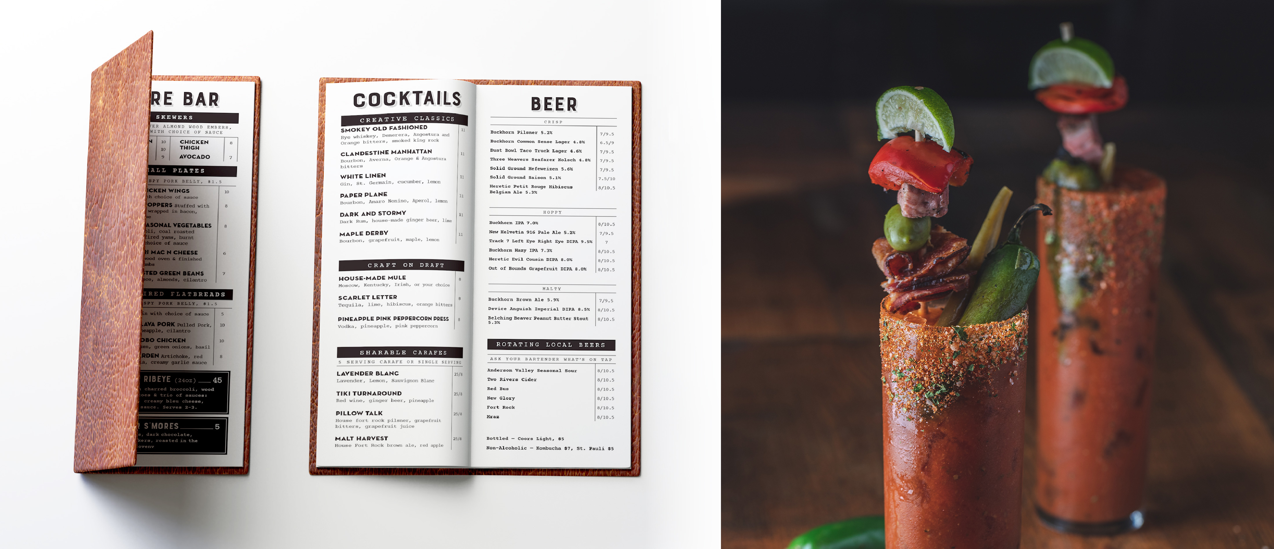 branding restaurant design menus