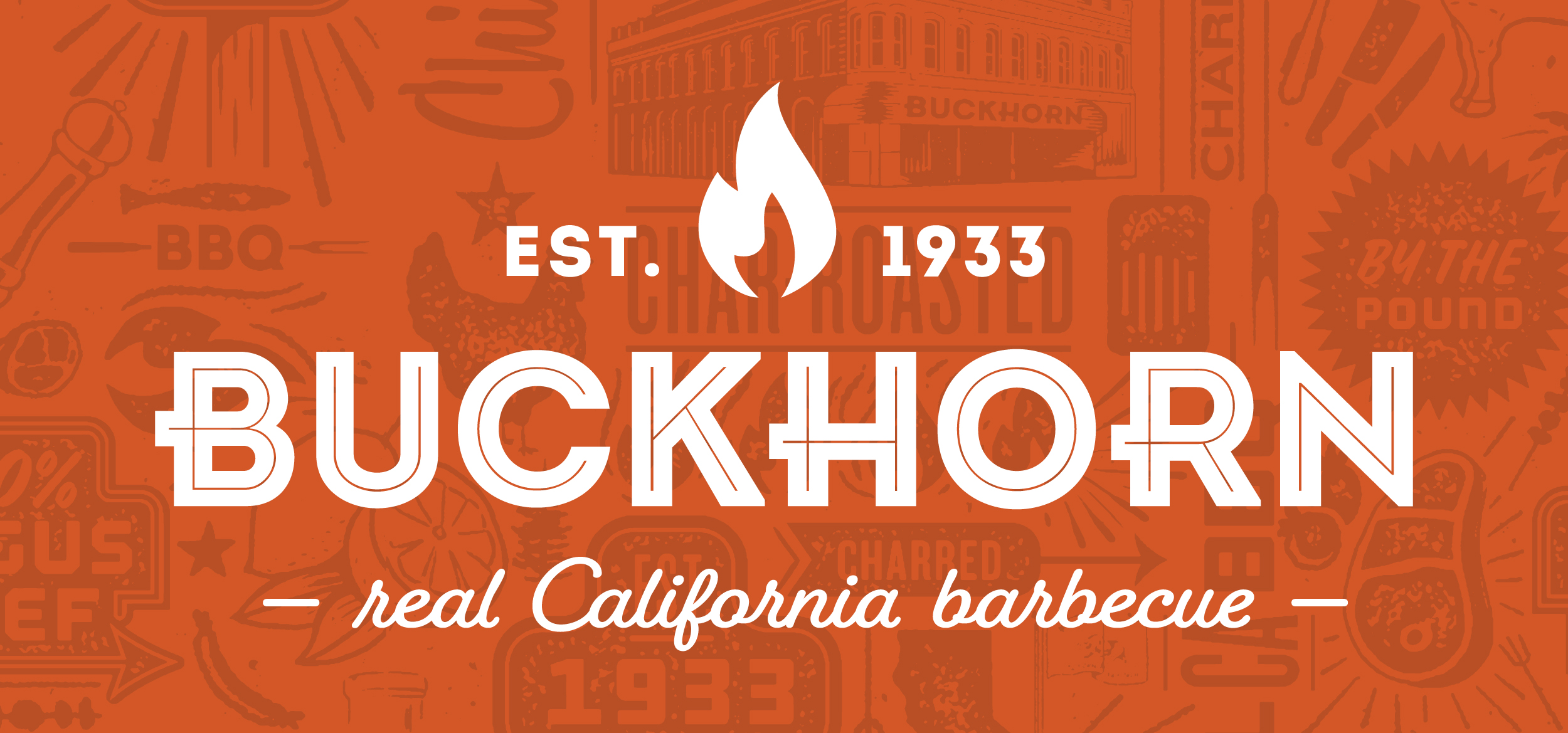 buckhorn bbq menu design