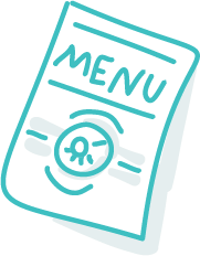 Manage your Online Menu icon
