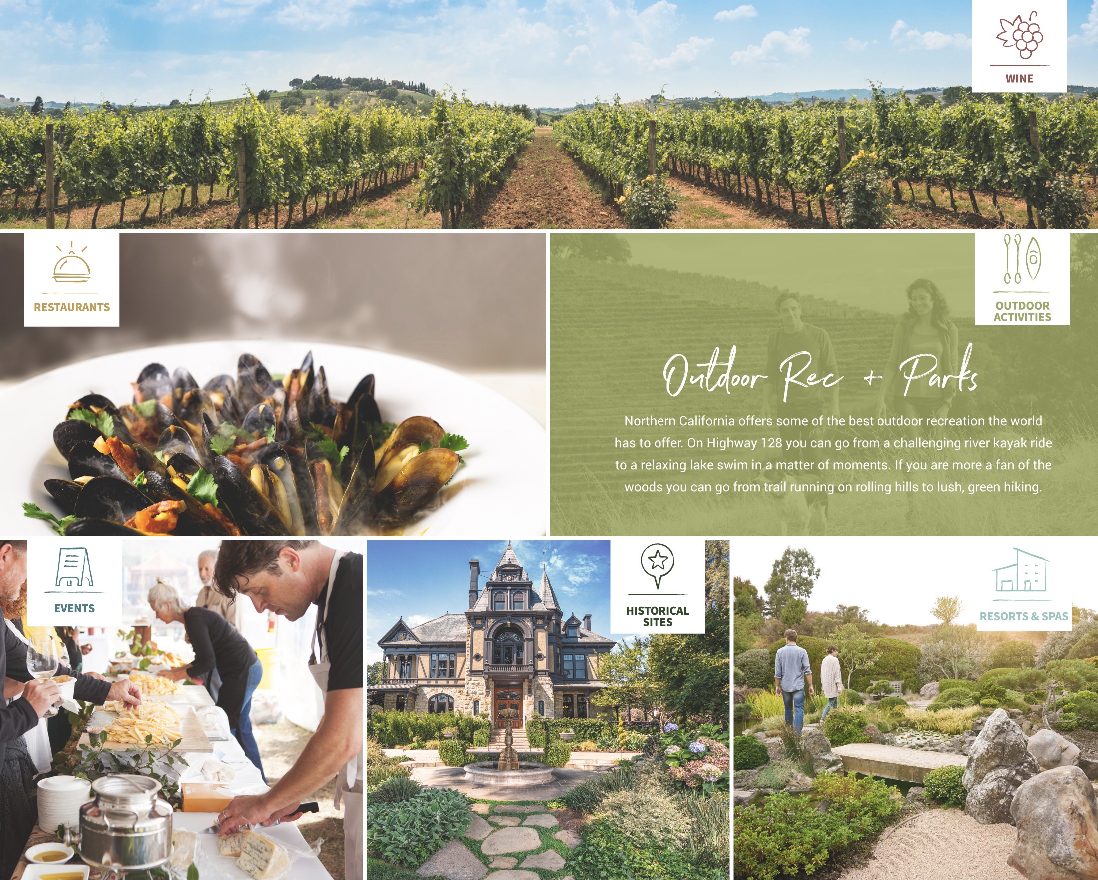 logo branding identity tourism sacramento photography professional tourism yolo napa sonoma menodcino county