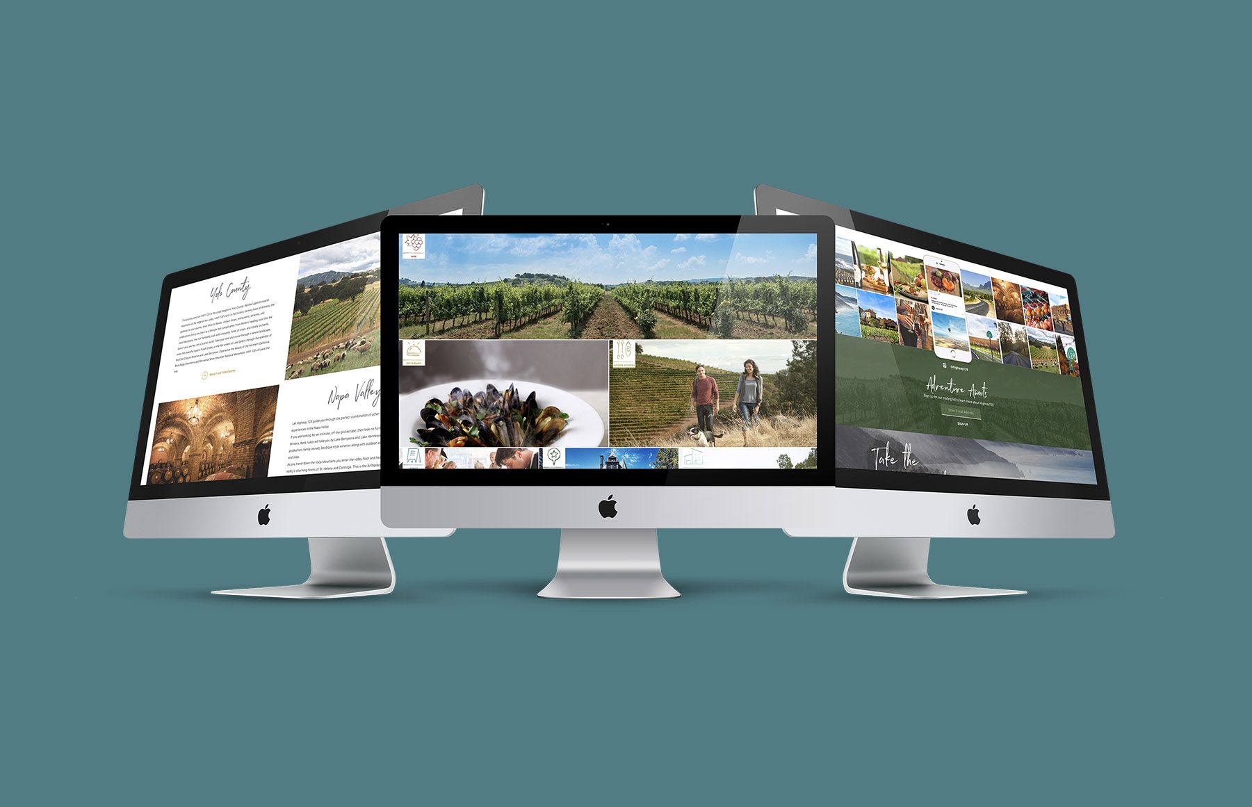 logo branding identity tourism sacramento photography professional tourism yolo napa sonoma menodcino county