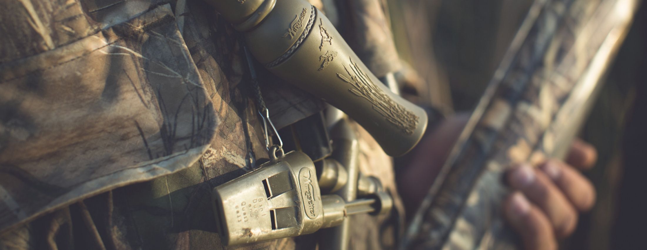 retail camo lifestyle advetnture photography of duck calls
