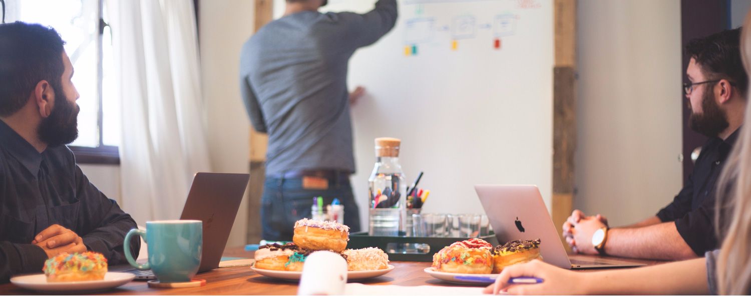 scribe digital creative agency brainstorming session