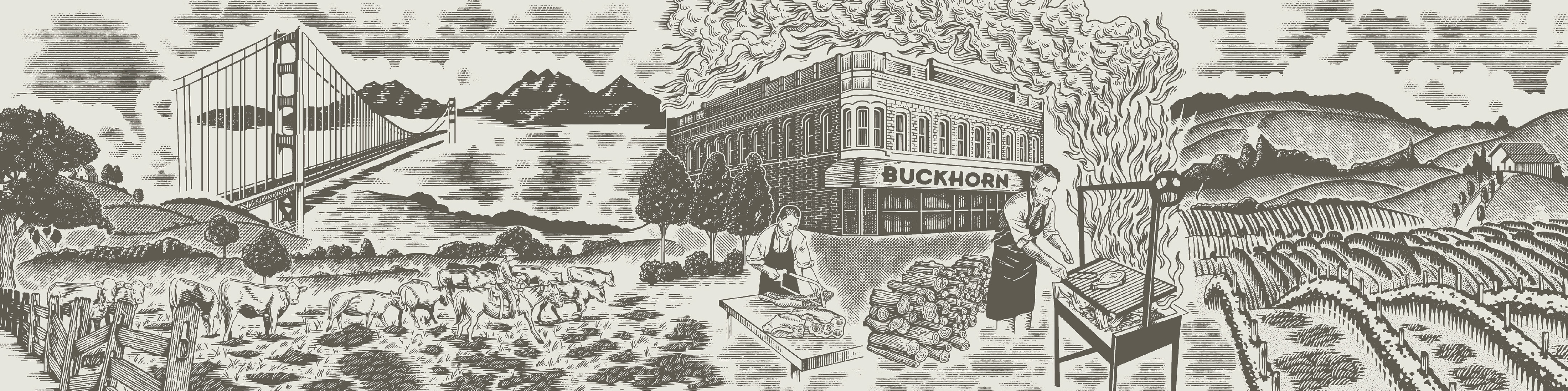 sacramento wall mural graphic for folsom restaurant