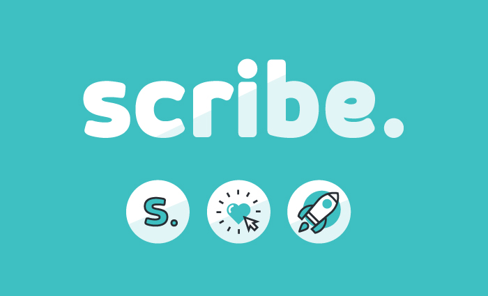 Scribe Brand Name Design Agency flat icons