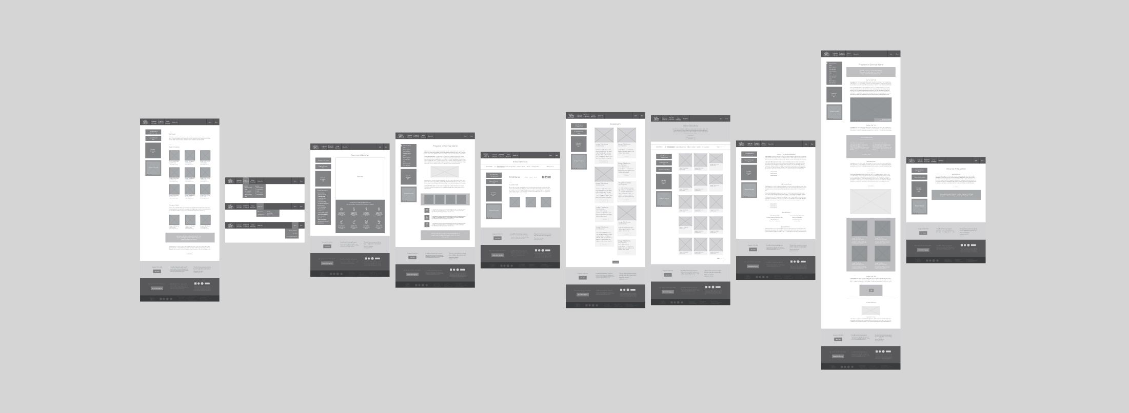 wireframe custom wevsite development